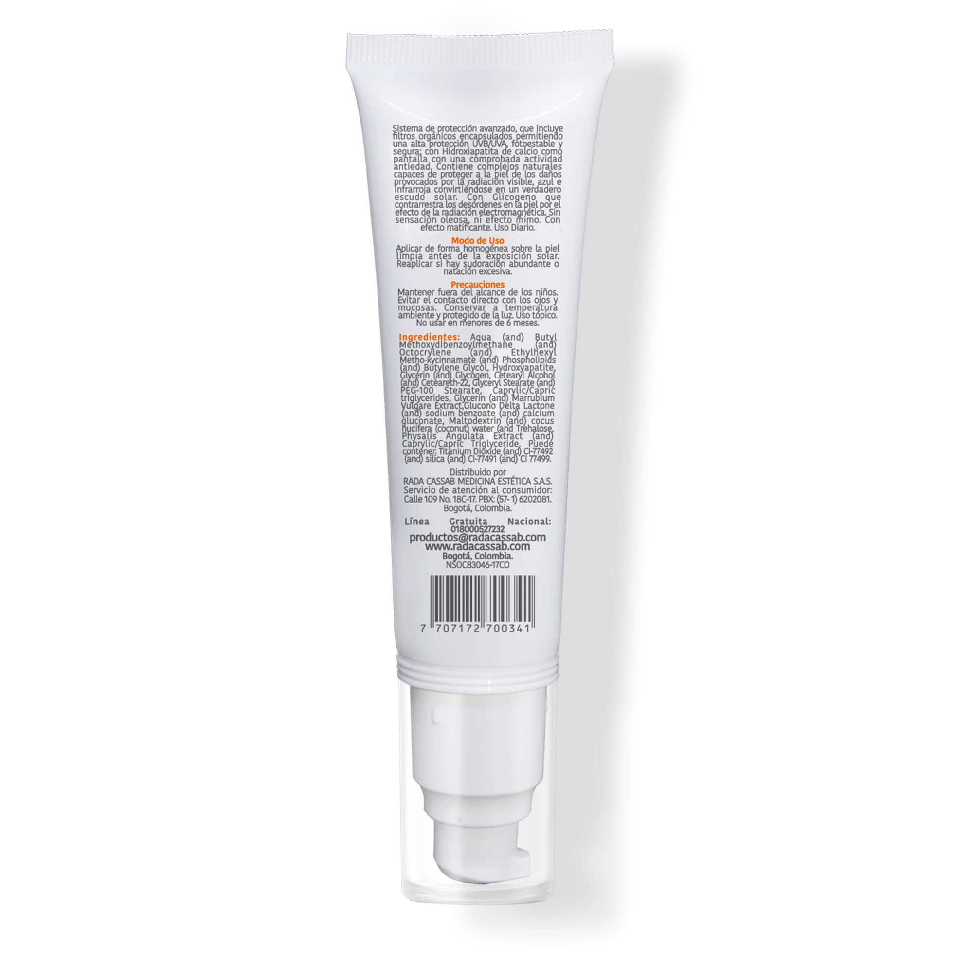 PROTECTOR SOLAR AVANZADO CON COLOR ANTIEDAD - ANTIOXIDANTE - Imagen 2