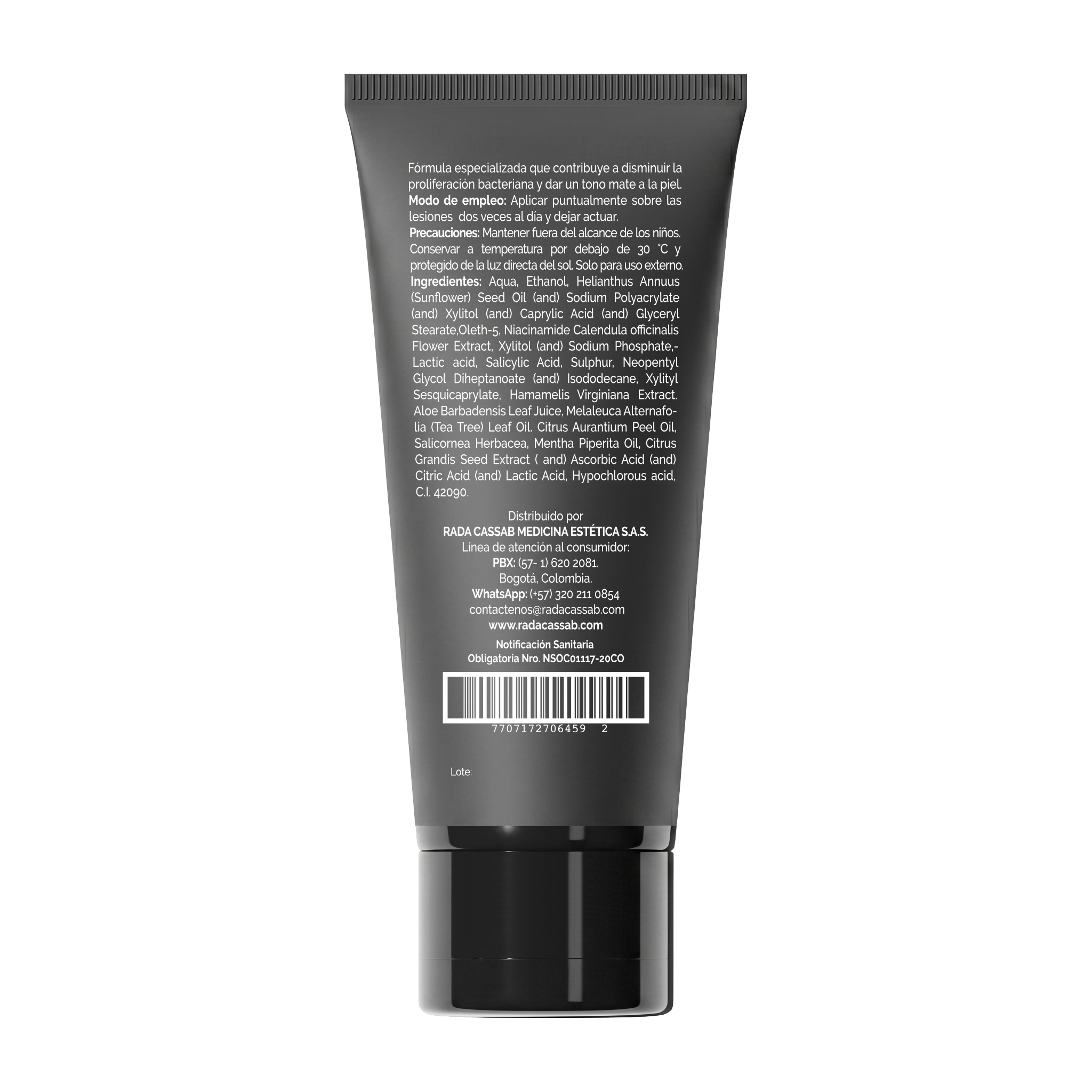 GEL PURIFICANTE CONTROL GRASA VULCANUS - Imagen 2