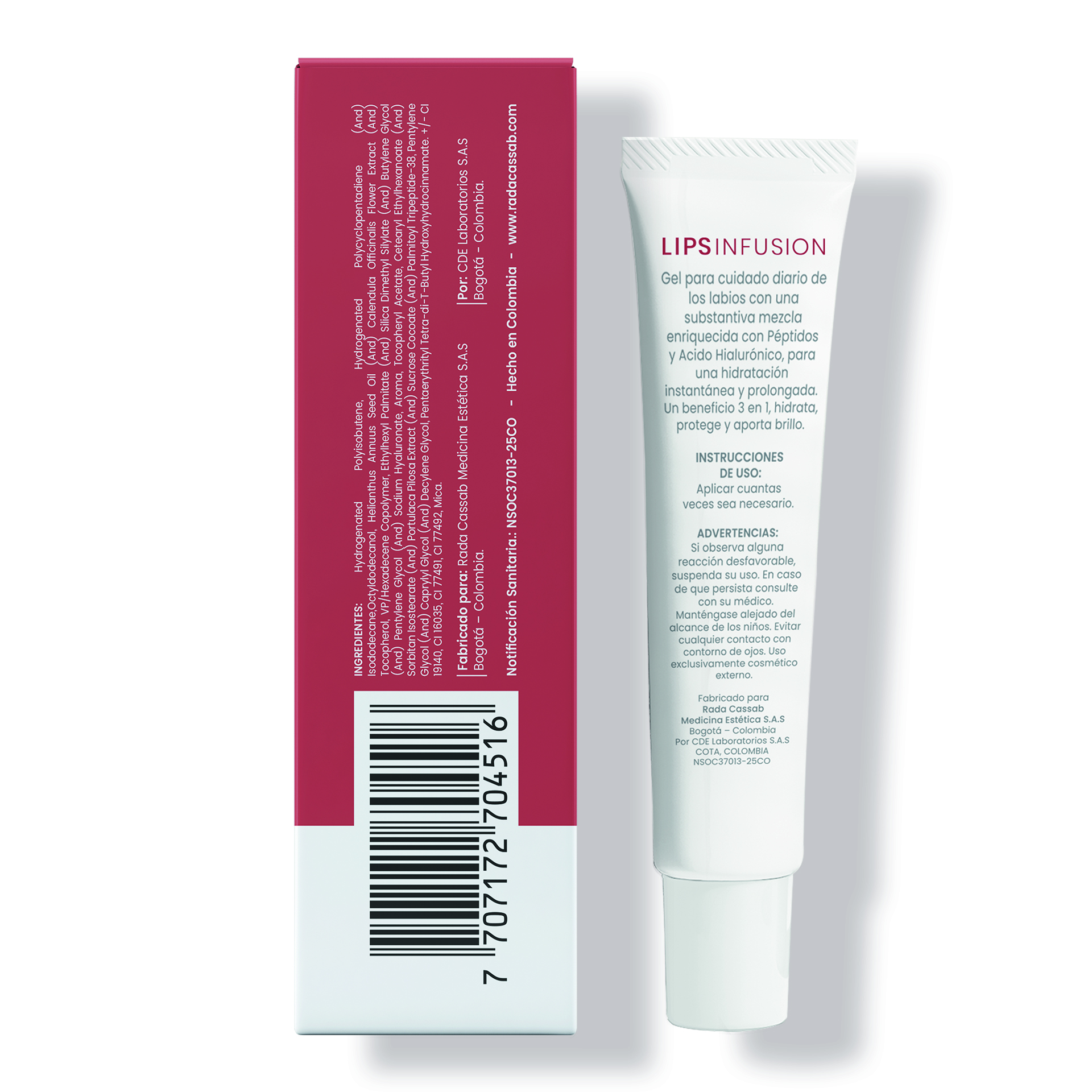 LIPS INFUSION - RED BERRY - Imagen 2